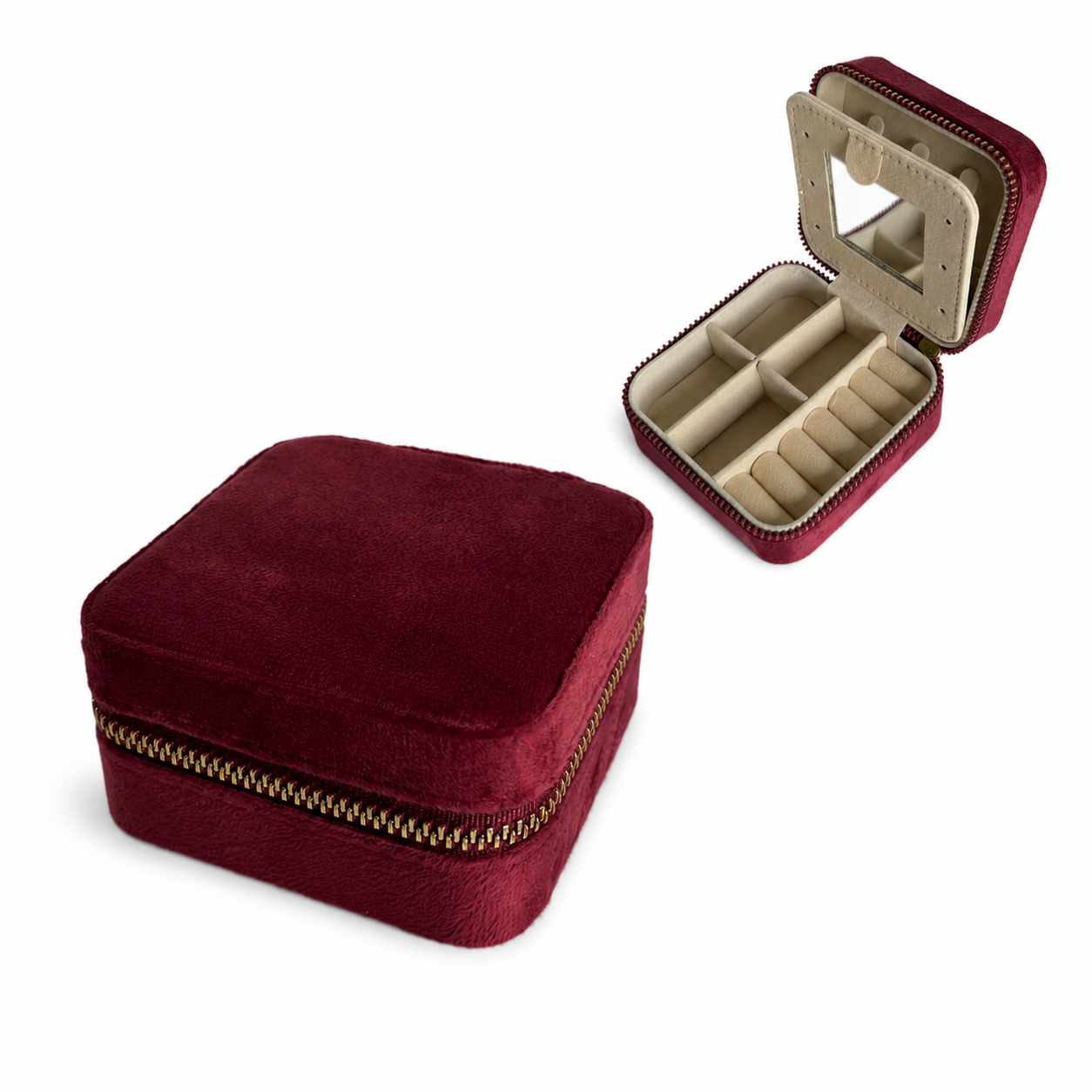 Velvet Jewelry Organizer Box 💎