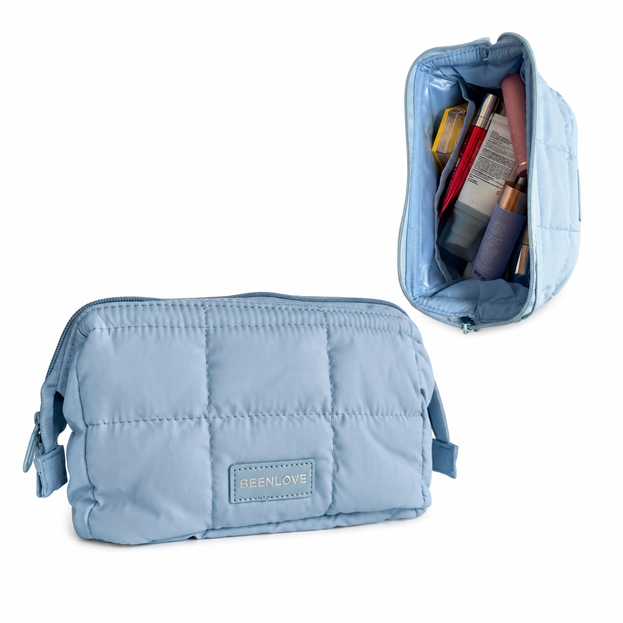Soft Cosmetic Organizer ✨ Travel Makeup Storage Bag 💖