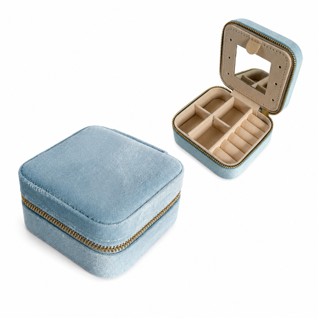 Velvet Jewelry Organizer Box 💎