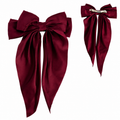 Bow Hair Scrunchie ✨ Elegant Ribbon Hair Tie 🎀
