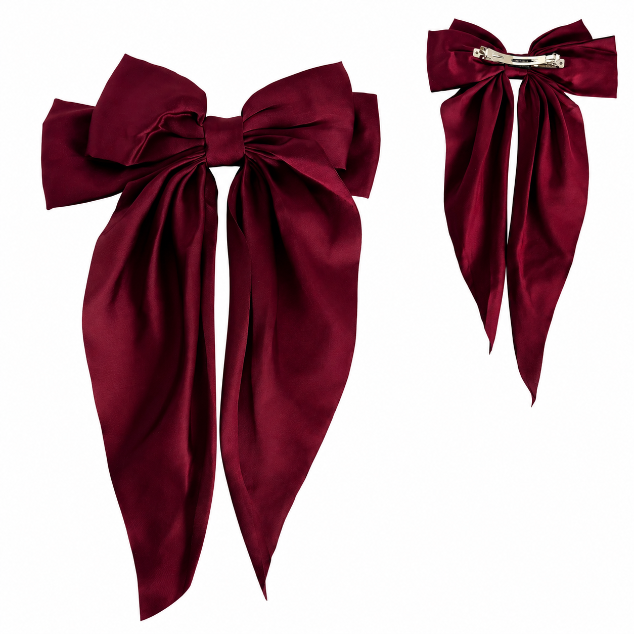 Bow Hair Scrunchie ✨ Elegant Ribbon Hair Tie 🎀