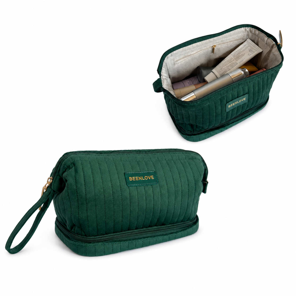 Makeup Bag ✨ Stylish Cosmetic Organizer 💖
