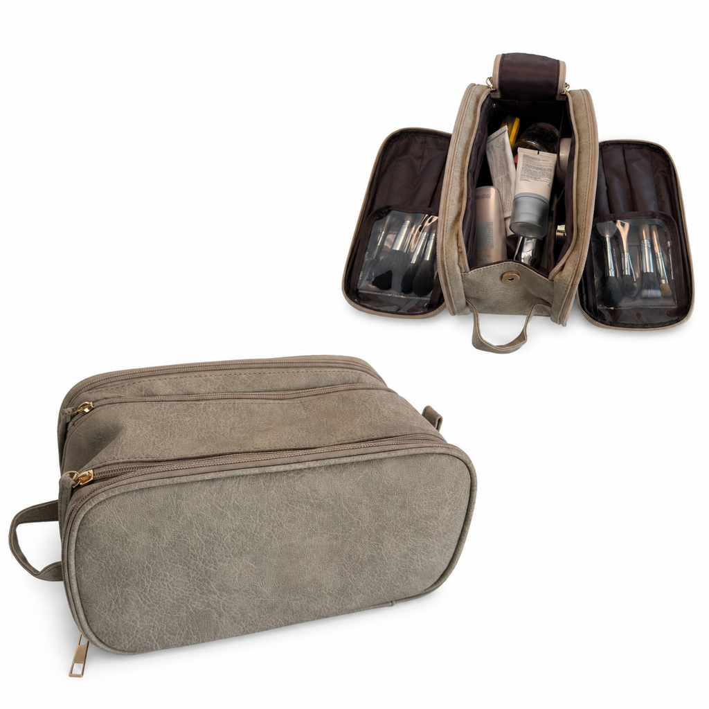 Soft Cosmetic Organizer ✨ Travel Makeup Storage Bag 💖