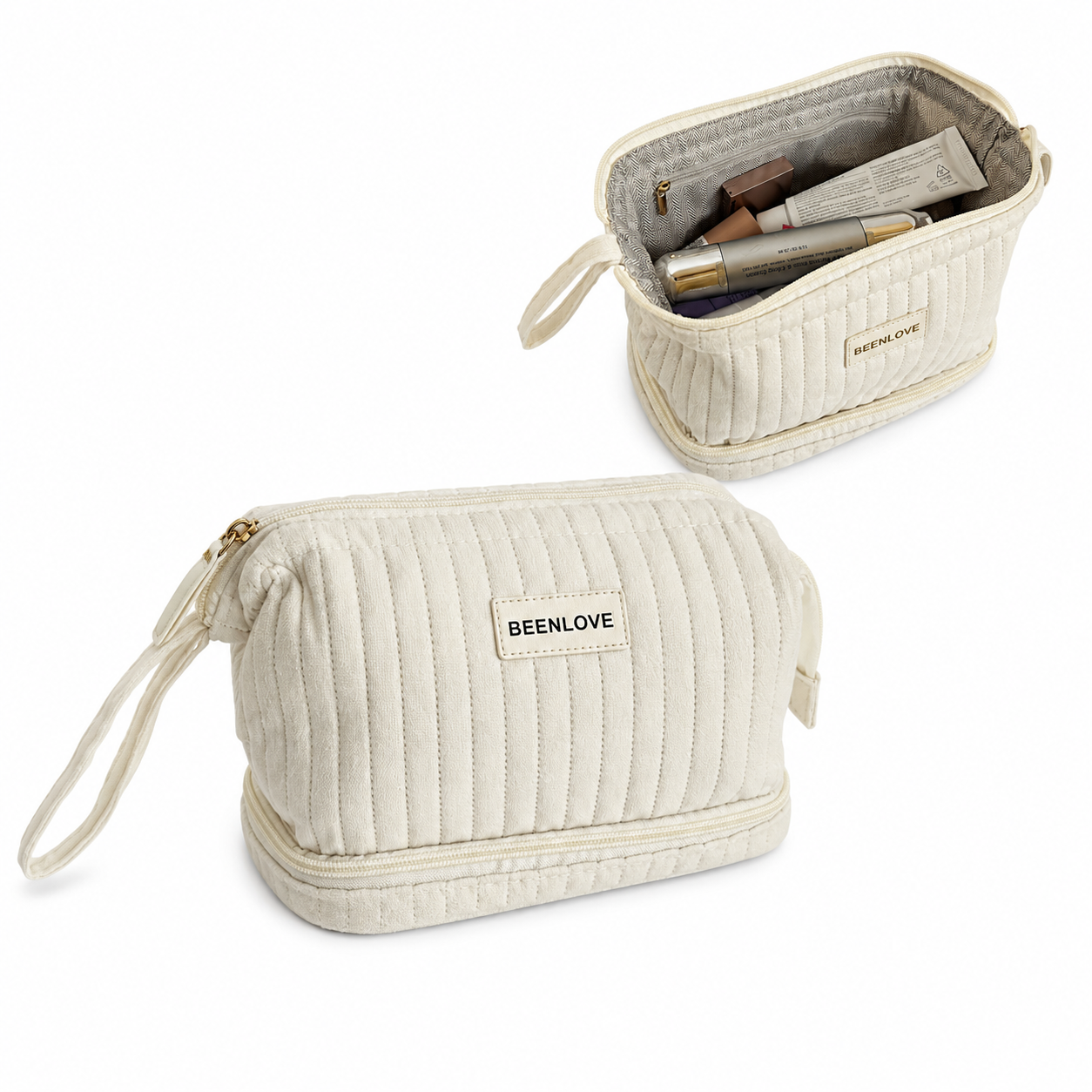 Makeup Bag ✨ Stylish Cosmetic Organizer 💖