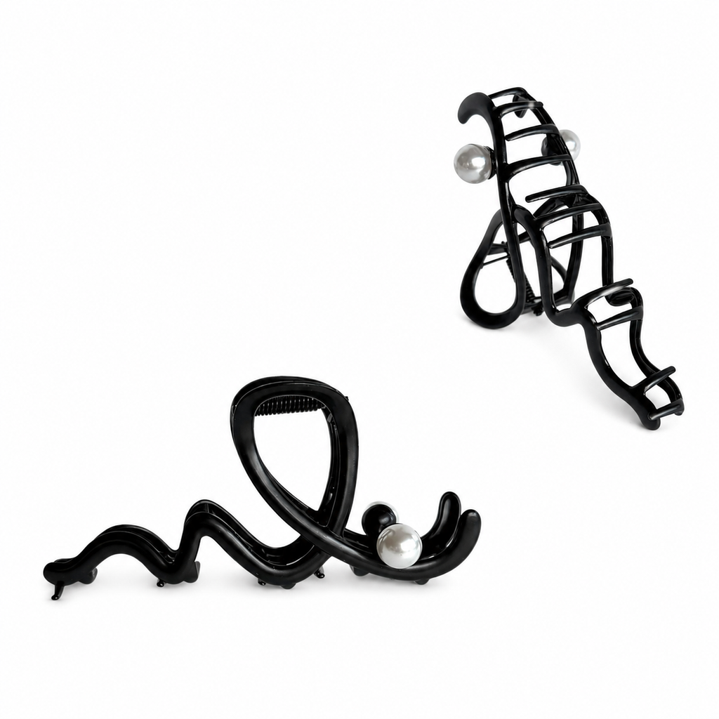 Minimal Wave Hair Claw Clip ✨ Elegant Everyday Hair Clip 🤍