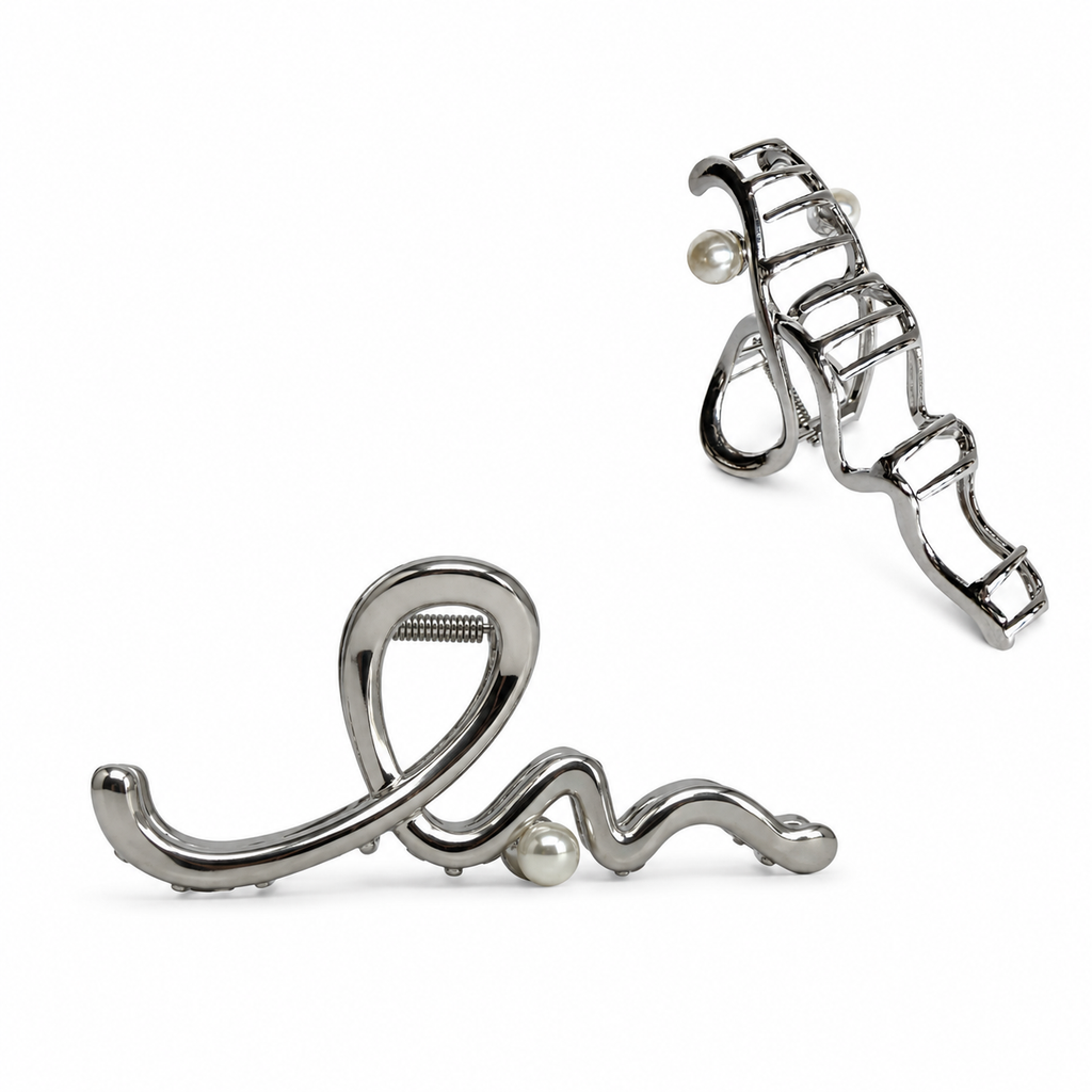 Minimal Wave Hair Claw Clip ✨ Elegant Everyday Hair Clip 🤍