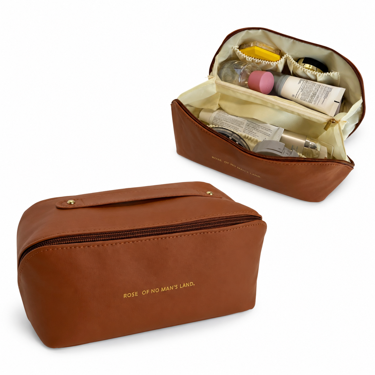 Soft Cosmetic Organizer ✨ Travel Makeup Storage Bag 💖