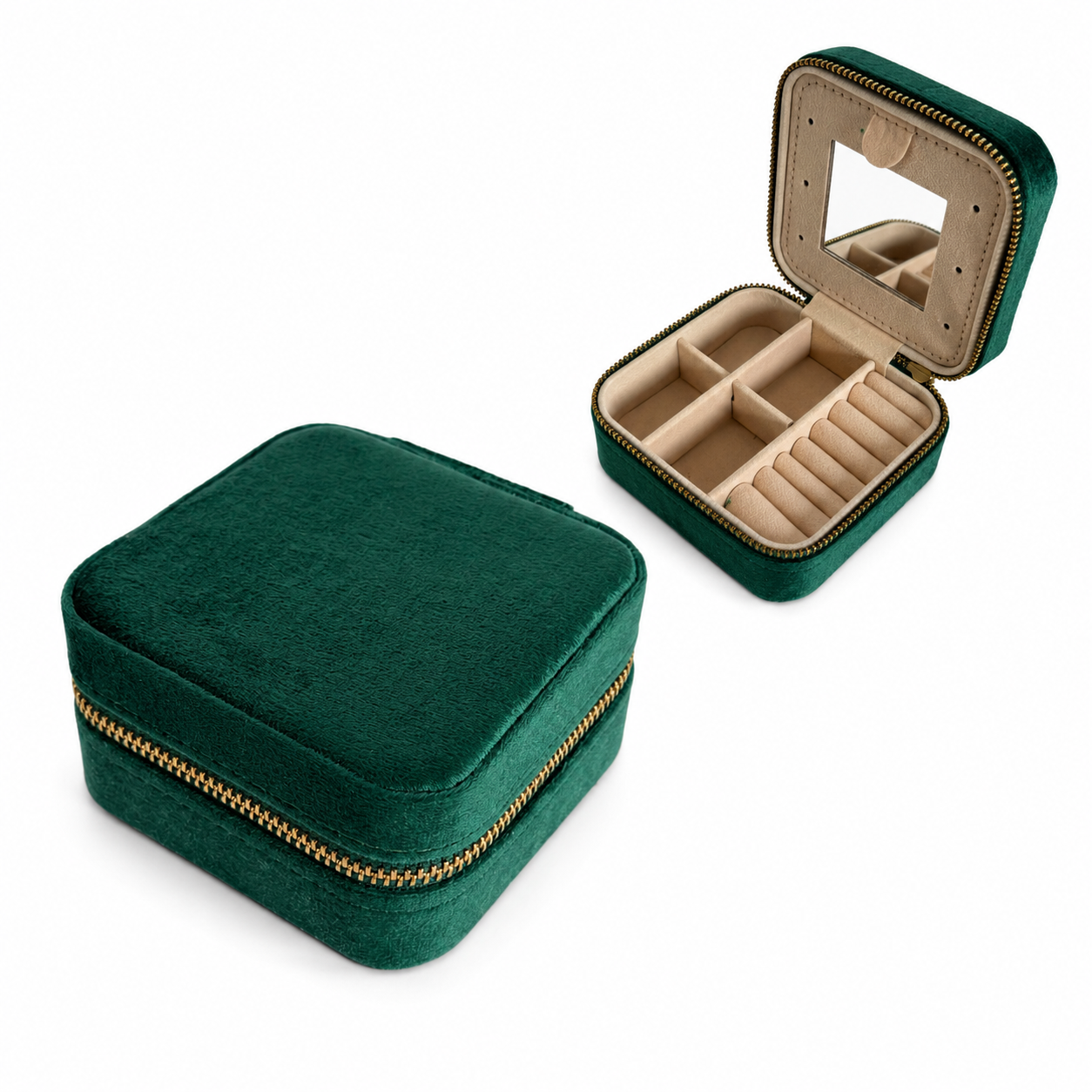 Velvet Jewelry Organizer Box 💎